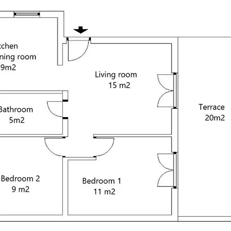 Apartament Blue